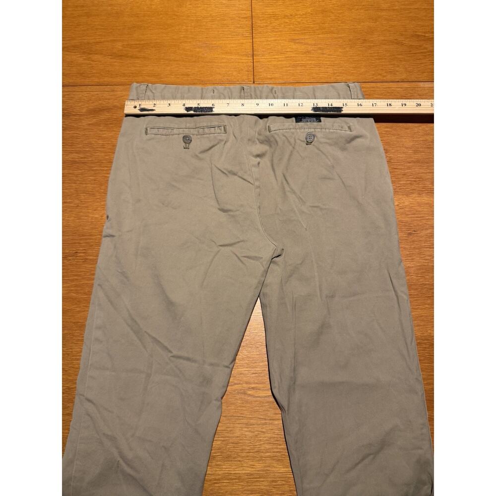 Banana Republic Lived-In Chino Skinny Fit Pants Men’s Size 32x32 Khaki Brown - Picture 8 of 12